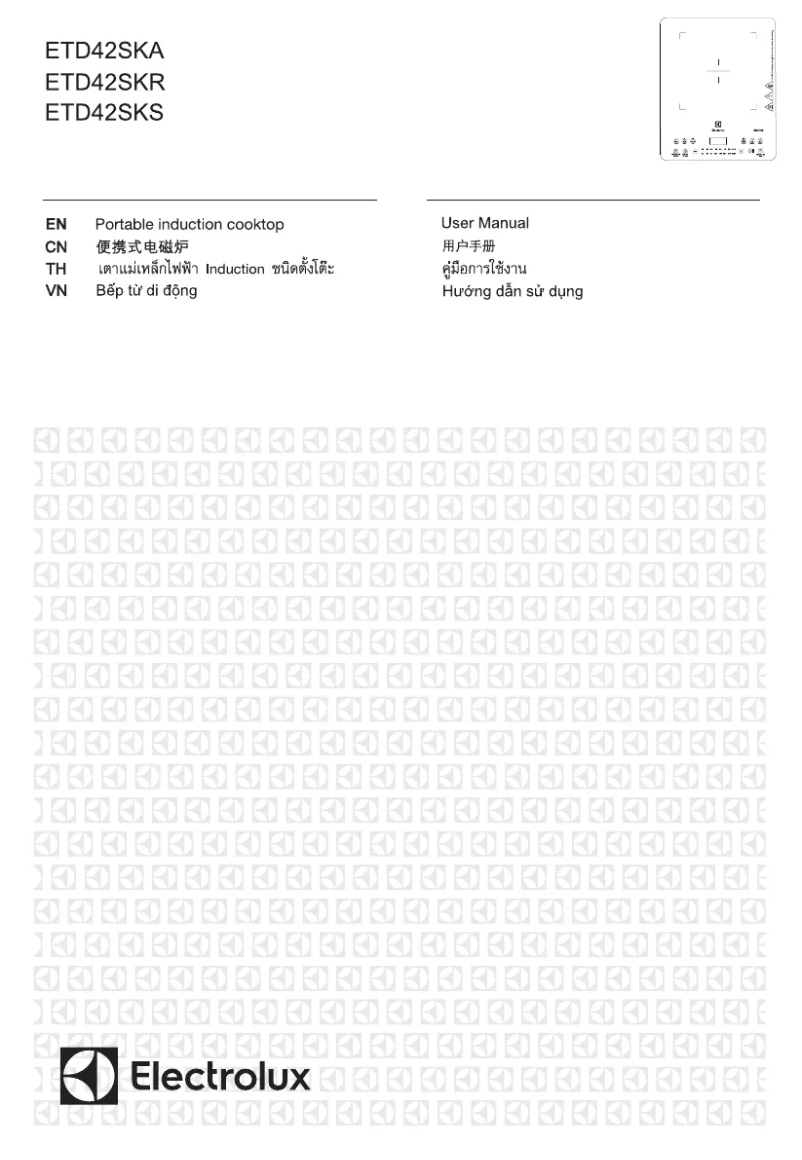 First page image of the manual for ETD42SKS