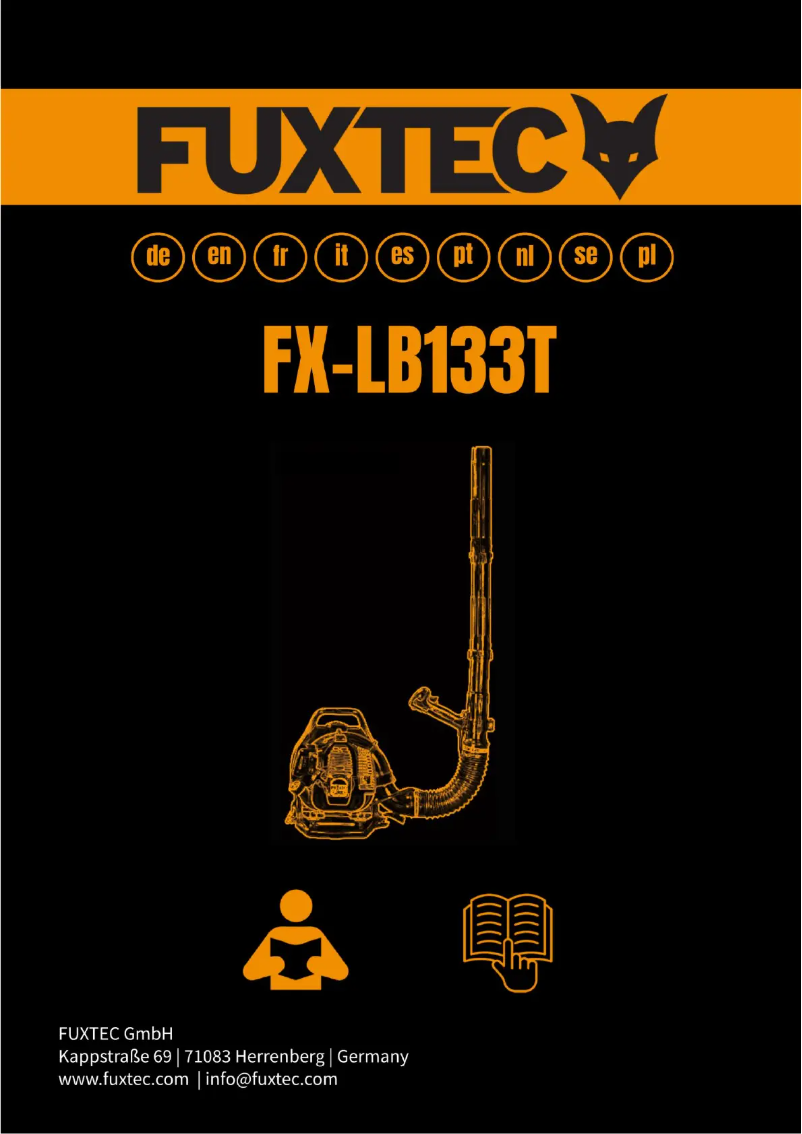 First page image of the manual for FX-LB133T