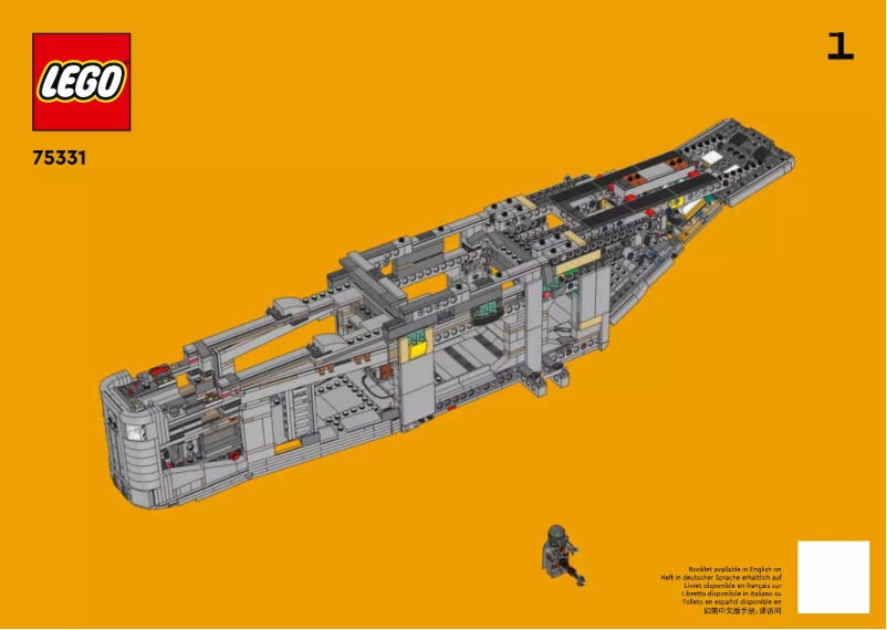 First page image of the manual for Star Wars 75331