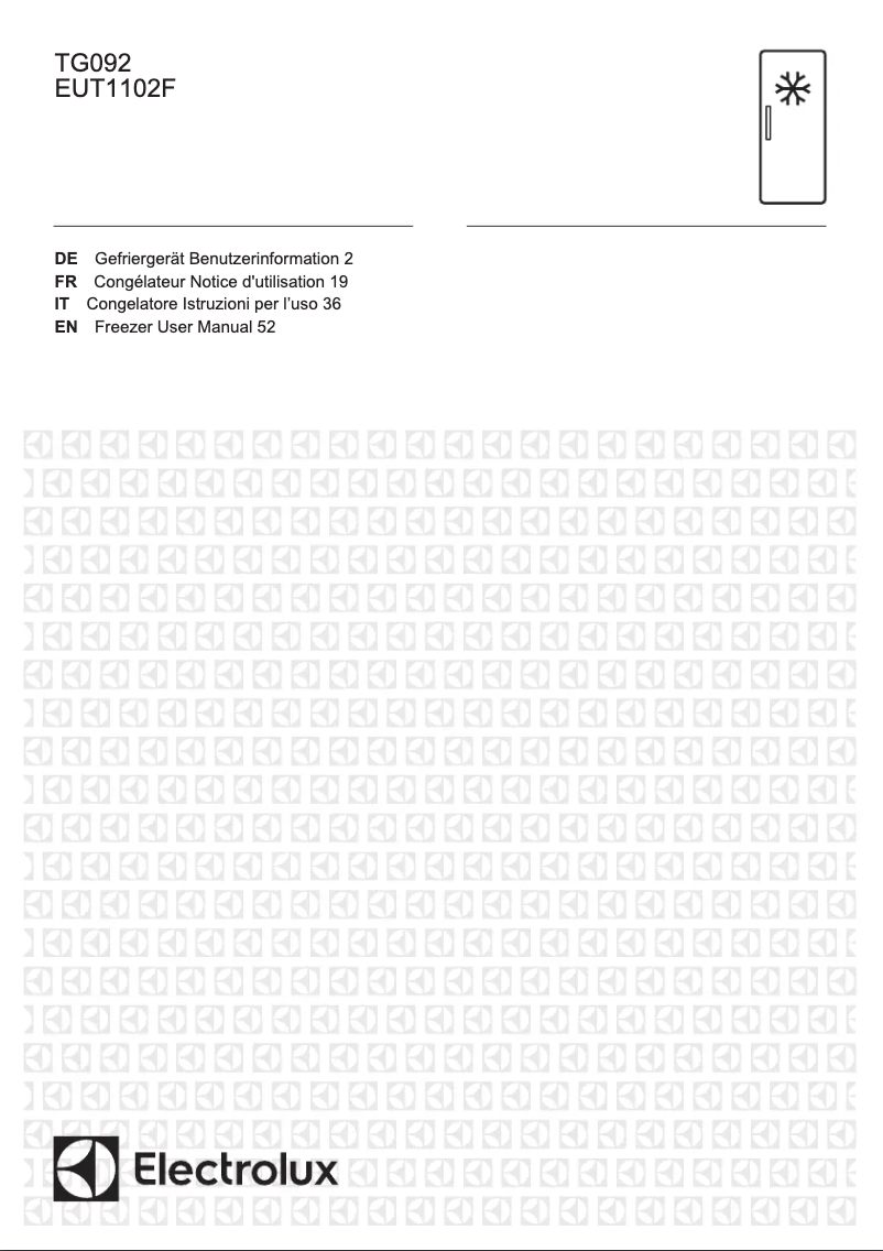 First page image of the manual for TG092