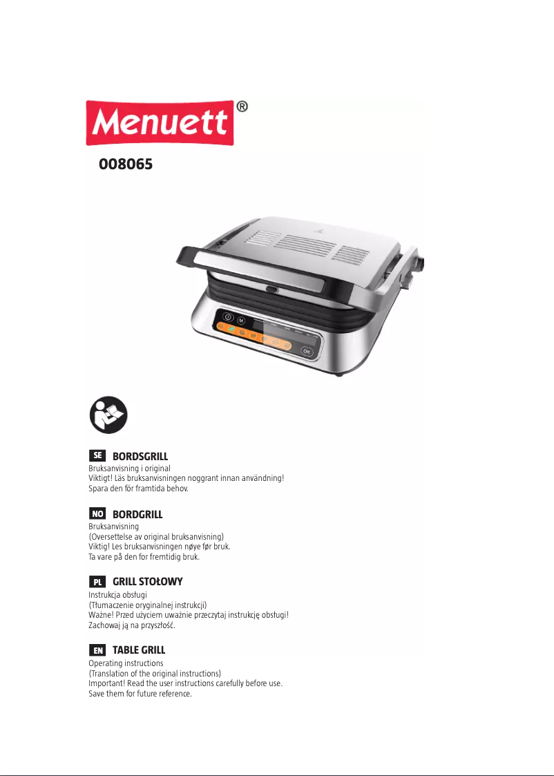 First page image of the manual for 008-065