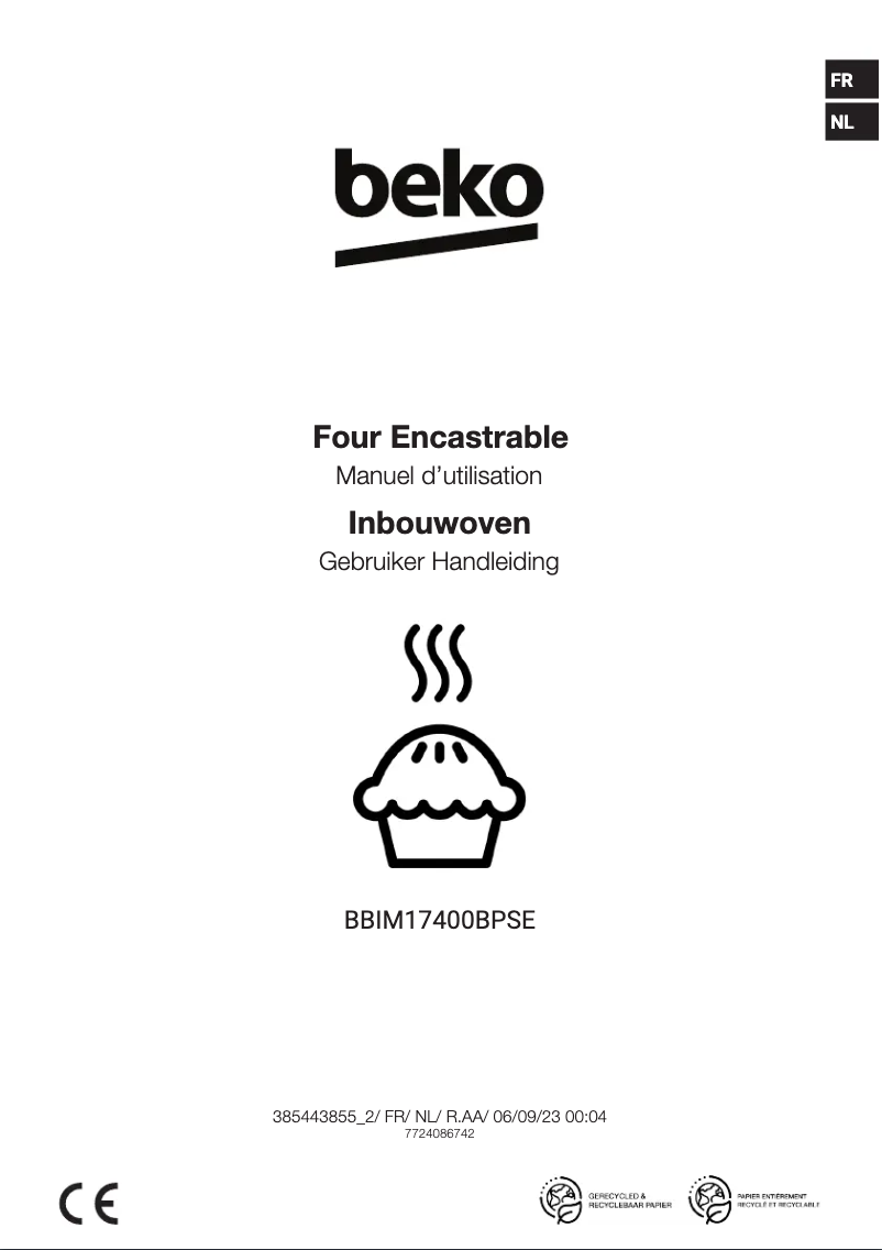 First page image of the manual for BBIM17400BPSE