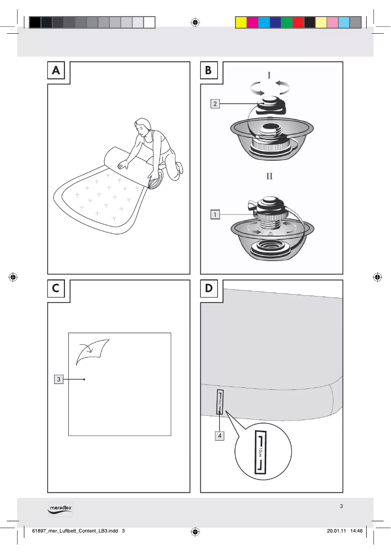 Page 1 of the manual User Manual Meradiso IAN 71798