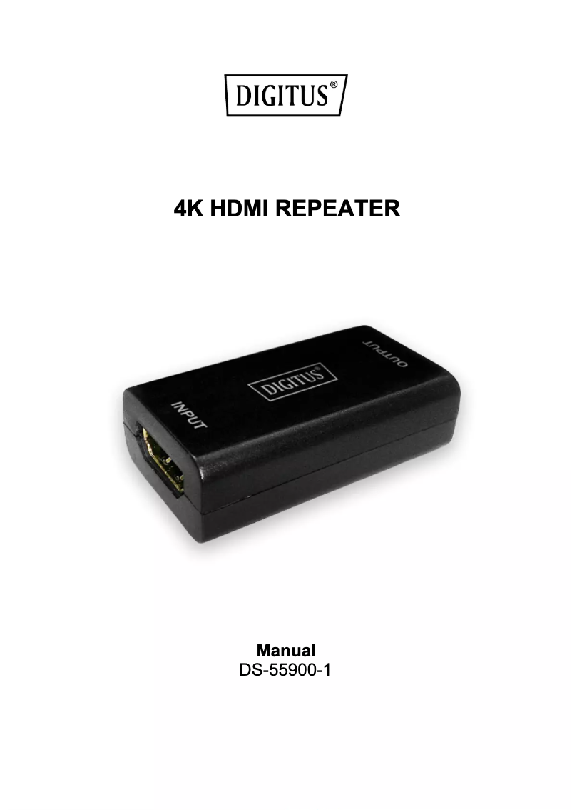 First page image of the manual for DS-55900-1