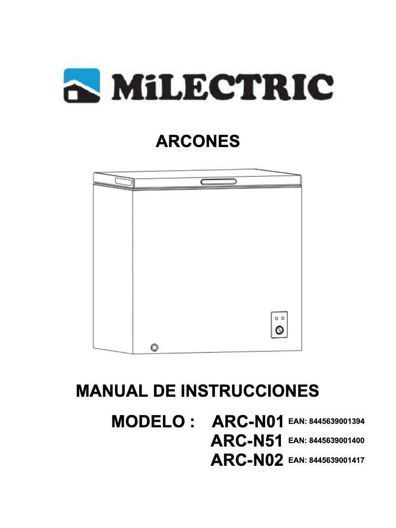 First page image of the manual for ARC-N51