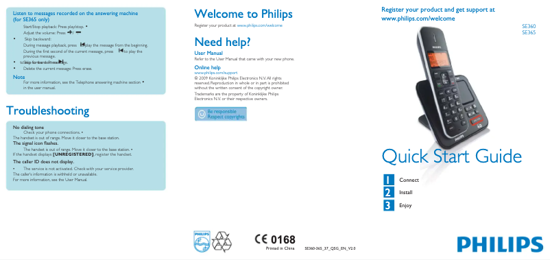 First page image of the manual for SE360