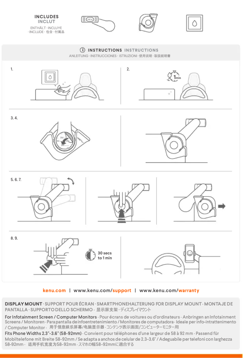 Page 1 of the manual User Manual Kenu Airvue Pro