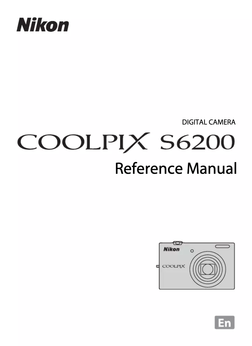 First page image of the manual for Coolpix S6200