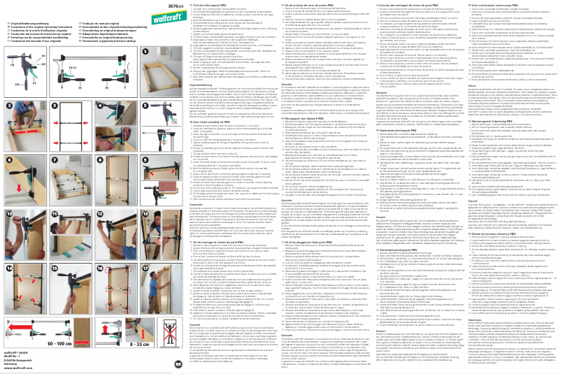 Page 1 of the manual User Manual Wolfcraft 3676