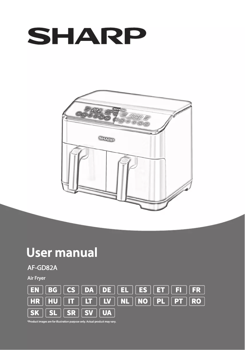 First page image of the manual for AF-GD82A