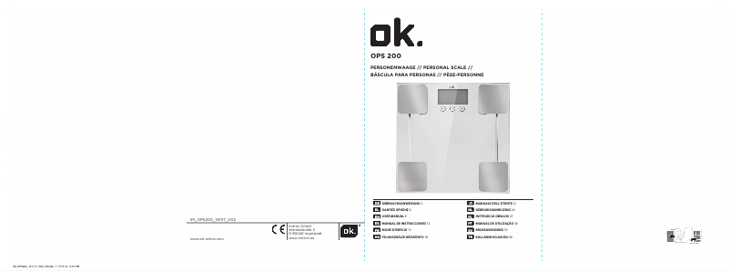 First page image of the manual for OPS 200