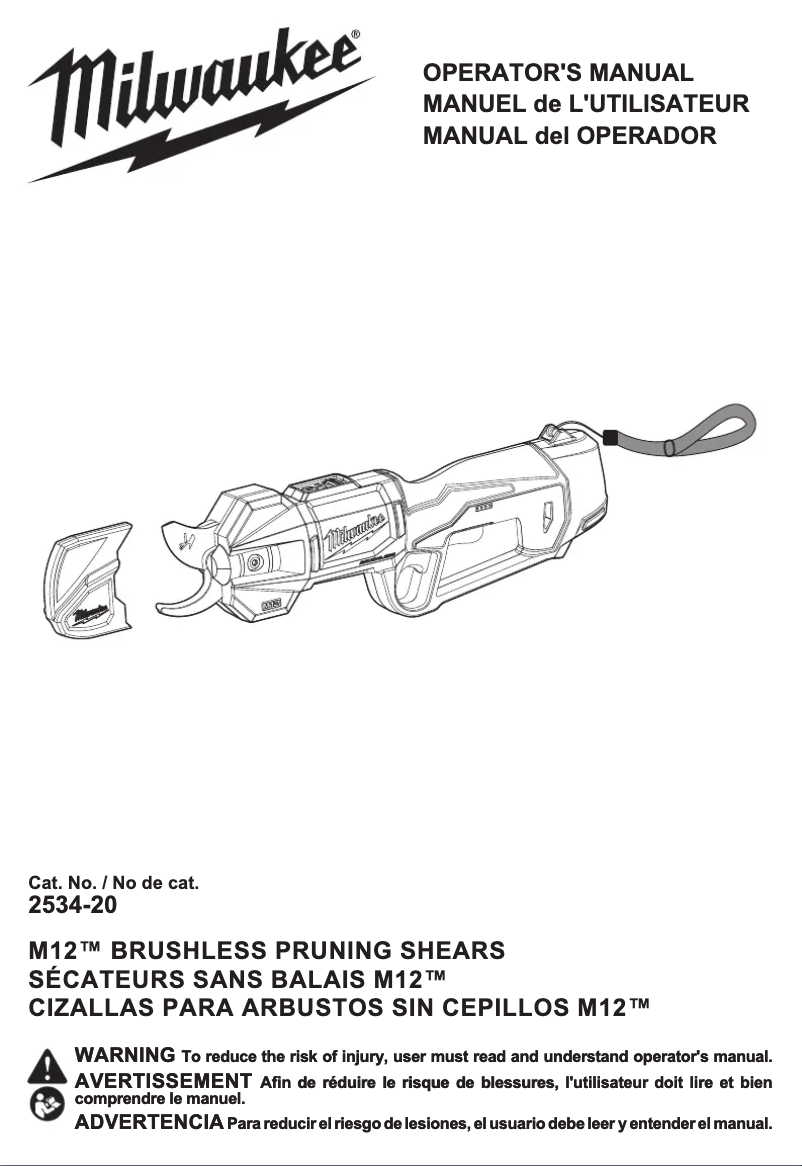 First page image of the manual for M12 2534-21