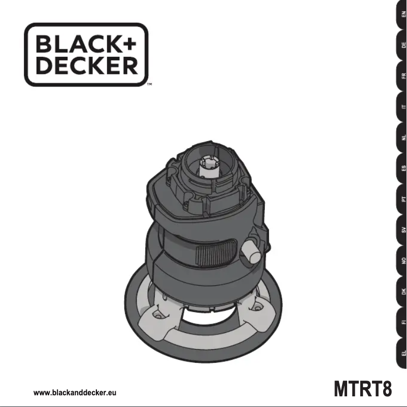 First page image of the manual for MTRT8