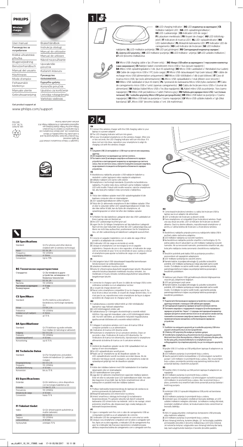 First page image of the manual for DLP9011