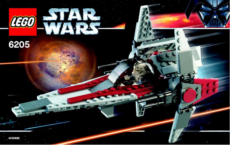 First page image of the manual for V-wing fighter (TM)