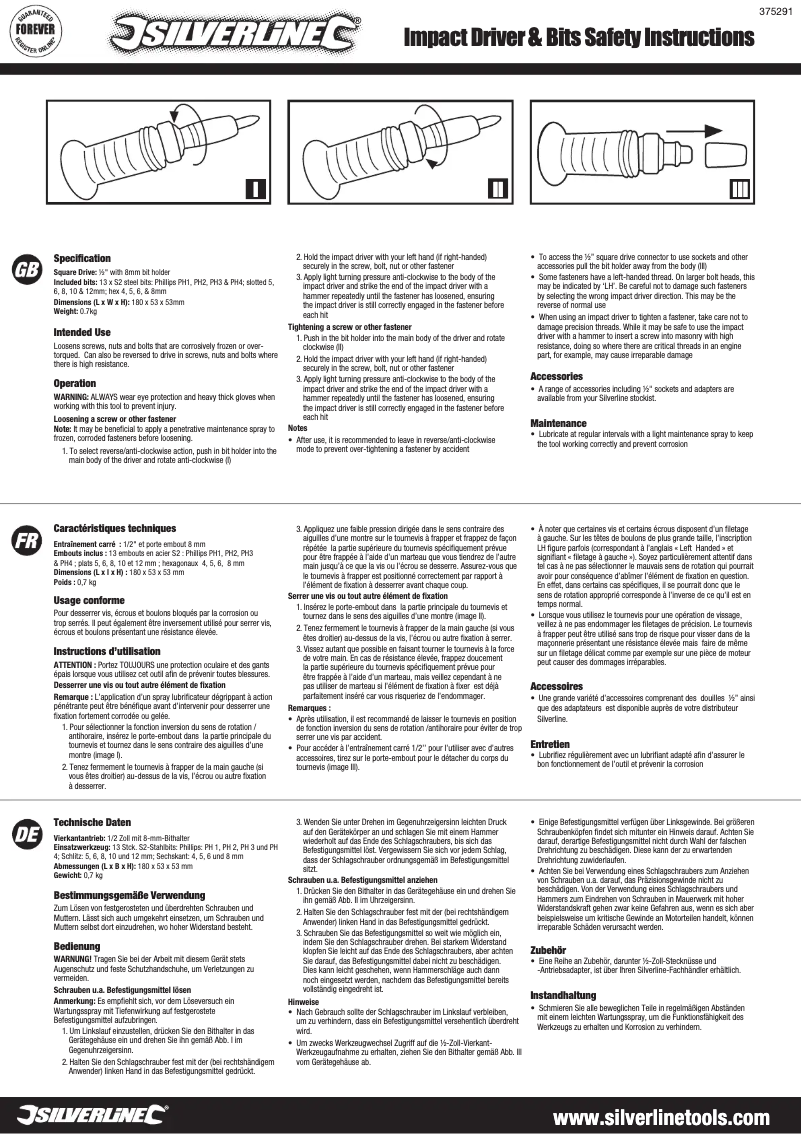 Image de la première page du manuel de l'appareil 375291