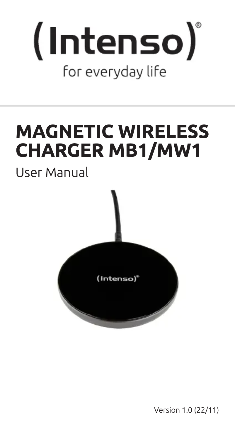 First page image of the manual for MW1