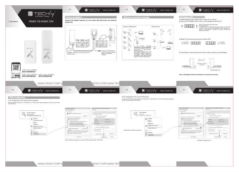 Image de la première page du manuel de l'appareil I-WL-CPE880