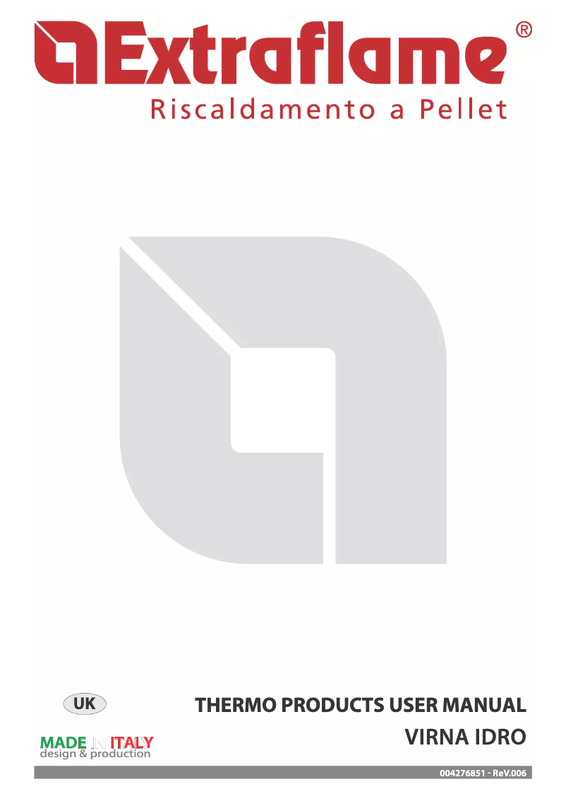 First page image of the manual for Virna Idro