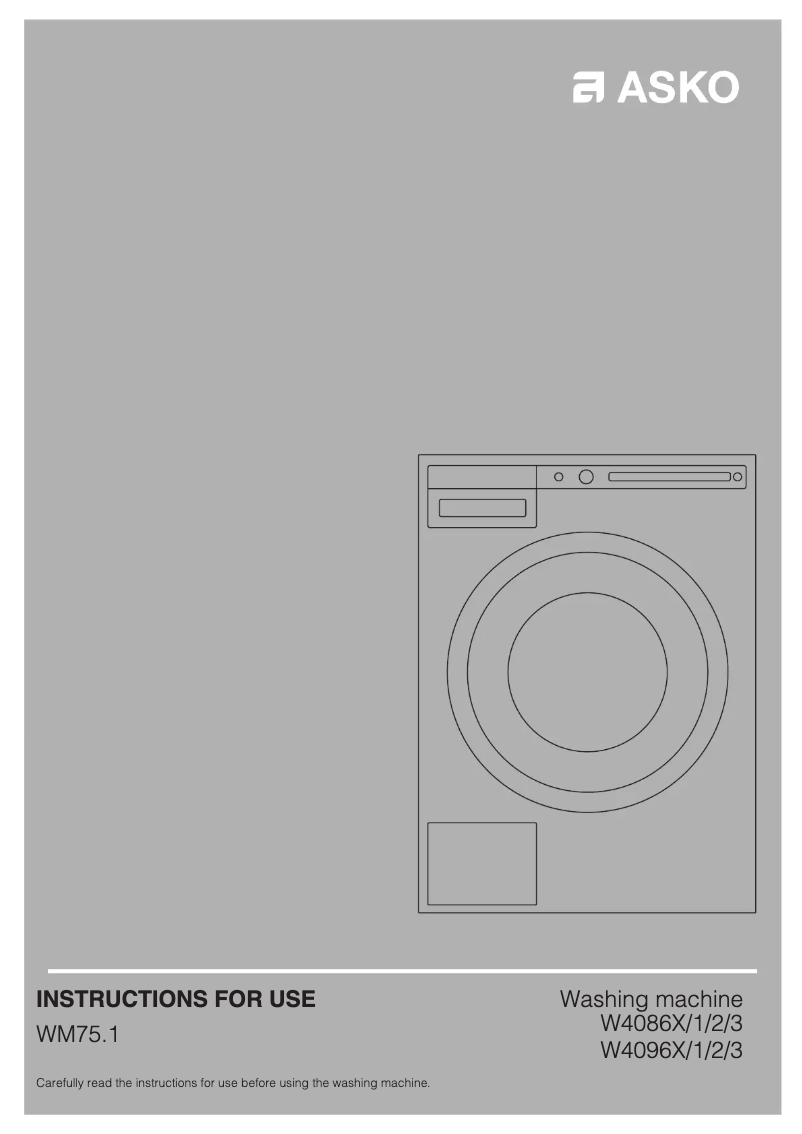 First page image of the manual for W4086C.S/2