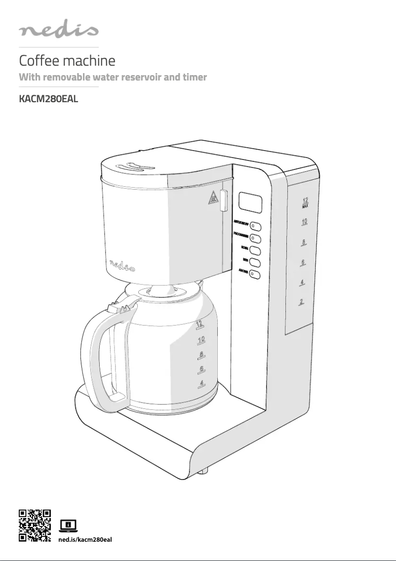 Page 1 of the manual User Manual Nedis KACM280EAL