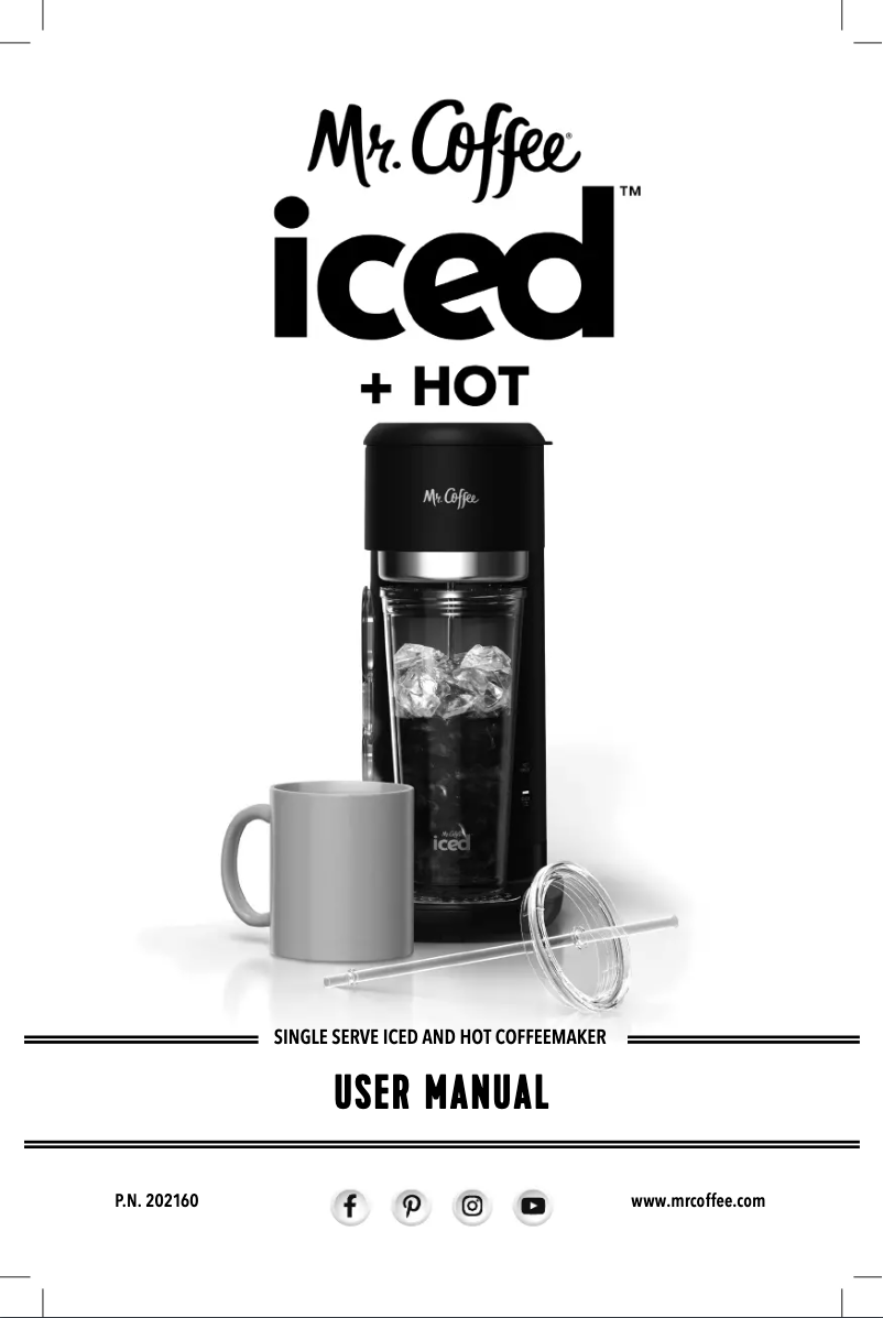First page image of the manual for Iced + Hot