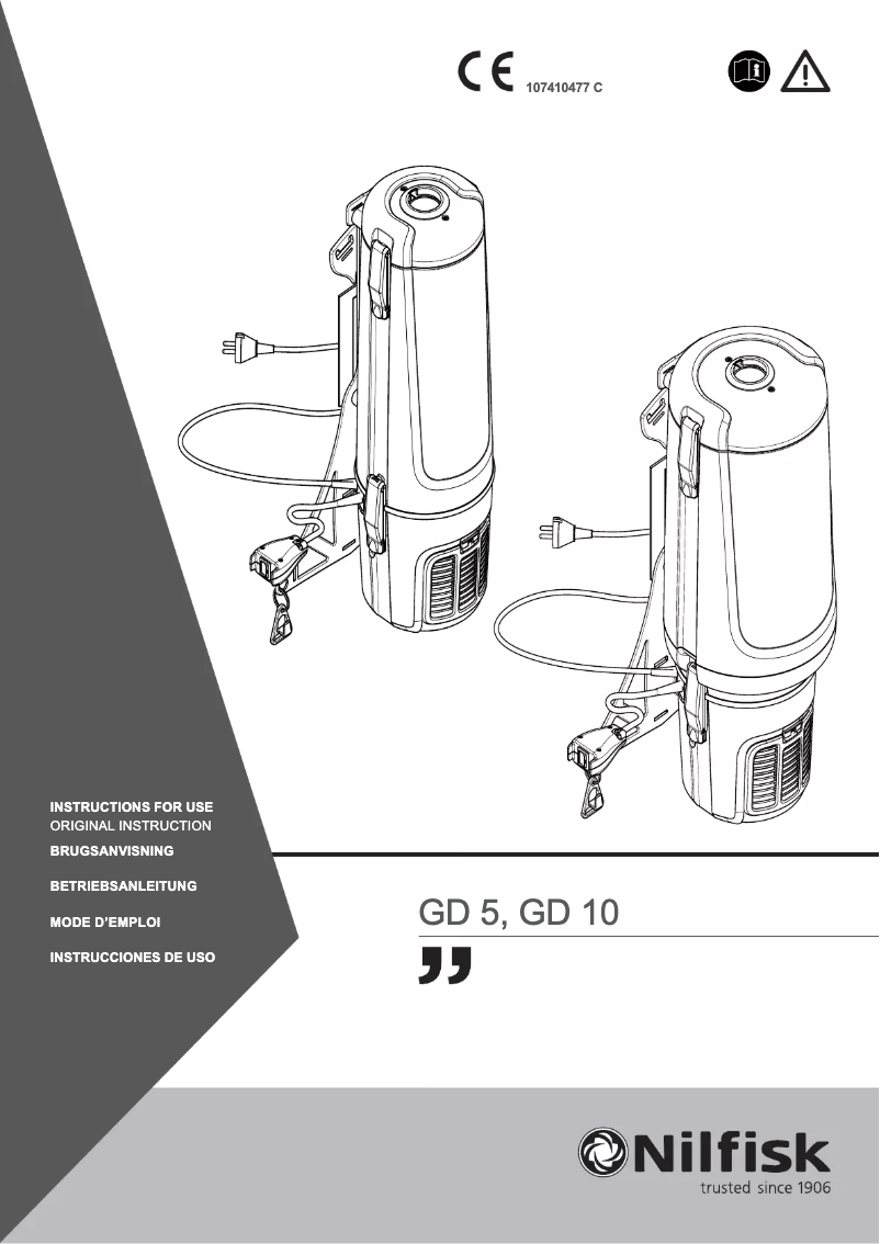 First page image of the manual for GD5