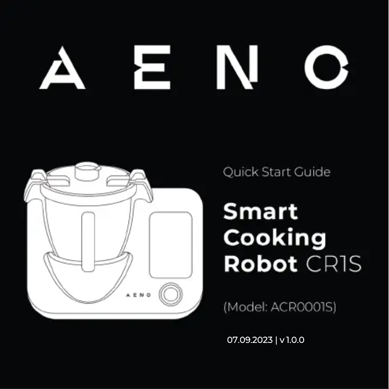 First page image of the manual for CR1S