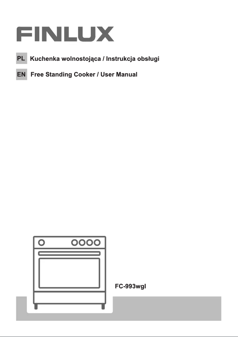 First page image of the manual for FC-993WGI