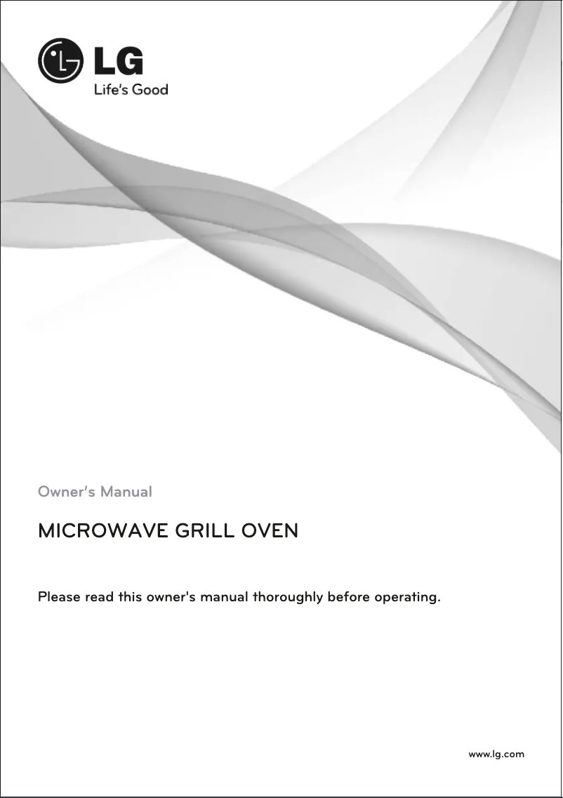 Page 1 of the manual User Manual LG MH2043DW