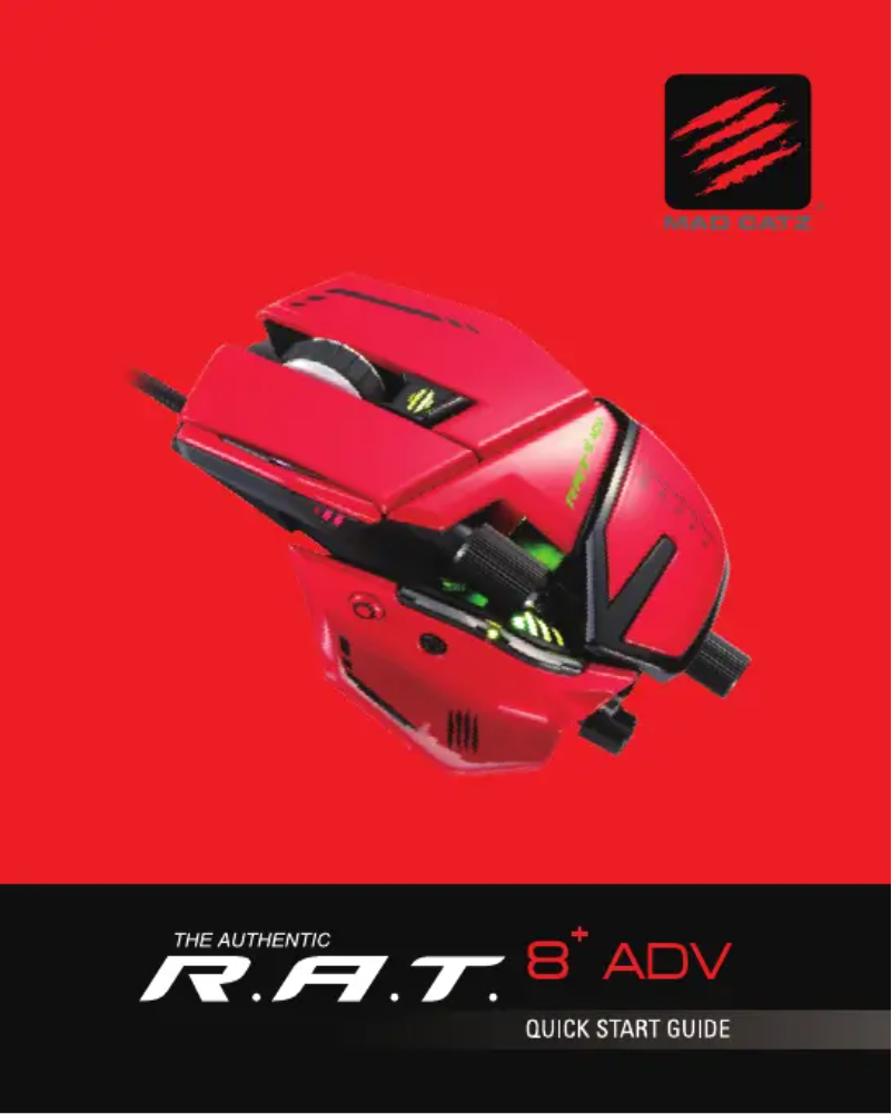 Page 1 of the manual User Manual MadCatz R.A.T. 8+ ADV