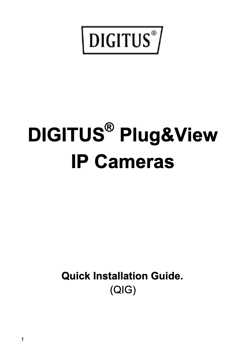 First page image of the manual for Plug&View OptiZoom