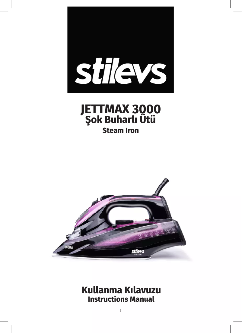 First page image of the manual for JettMax 3000