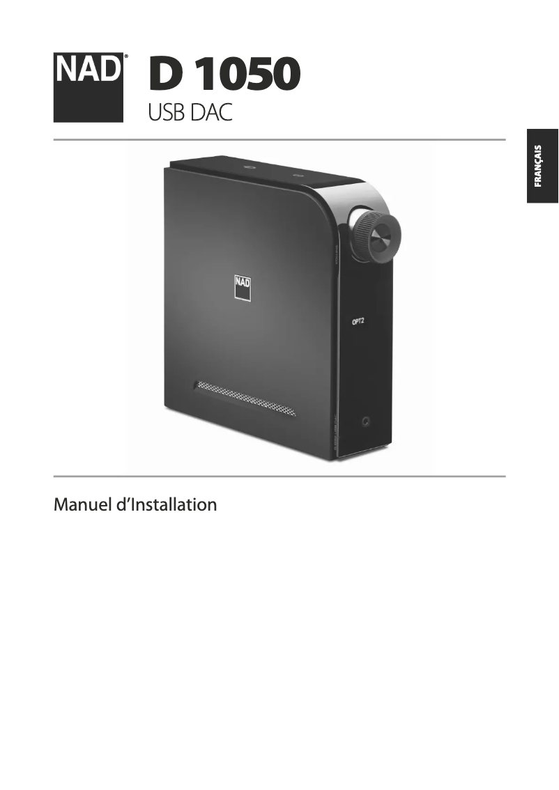 First page image of the manual for D 1050