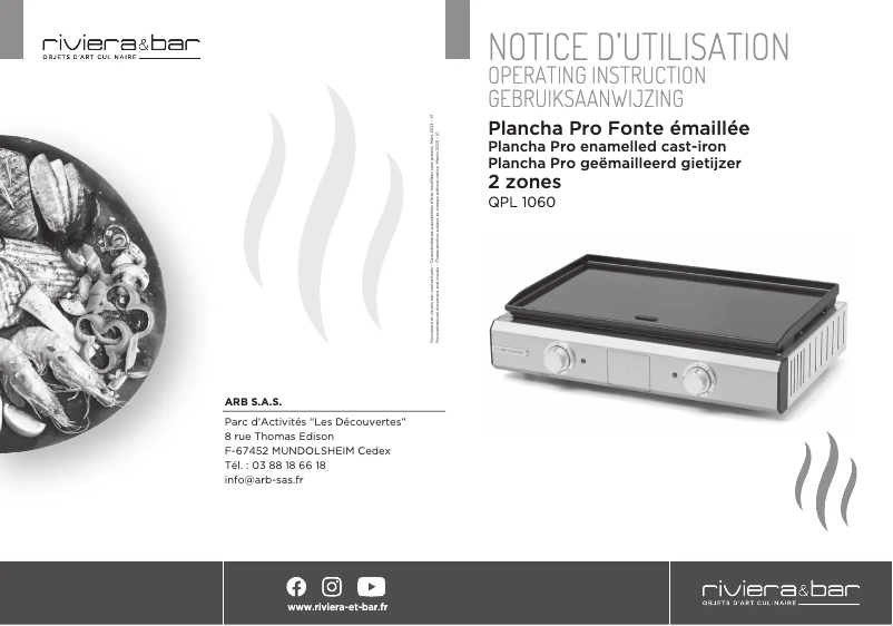 First page image of the manual for QPL 1060