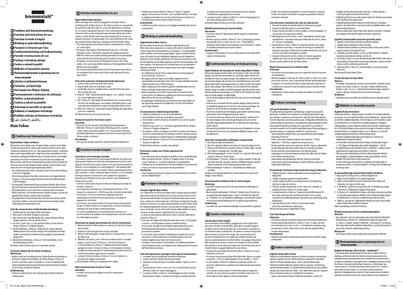 Page 1 of the manual User Manual Brennenstuhl Premium-Line 60.000A