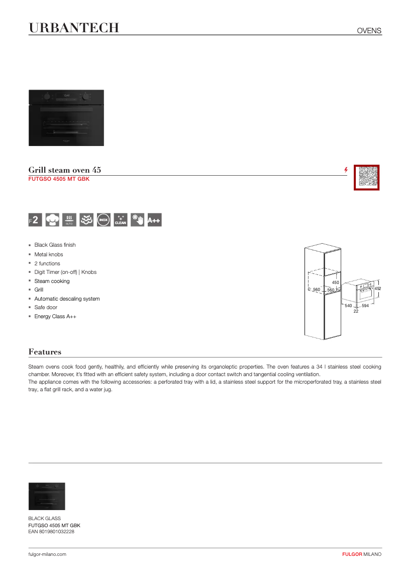 First page image of the manual for FUTGSO 4505 MT GBK