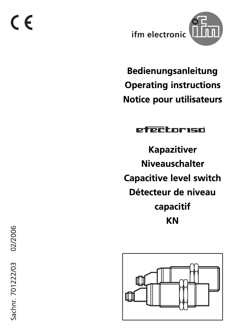 First page image of the manual for KN5101