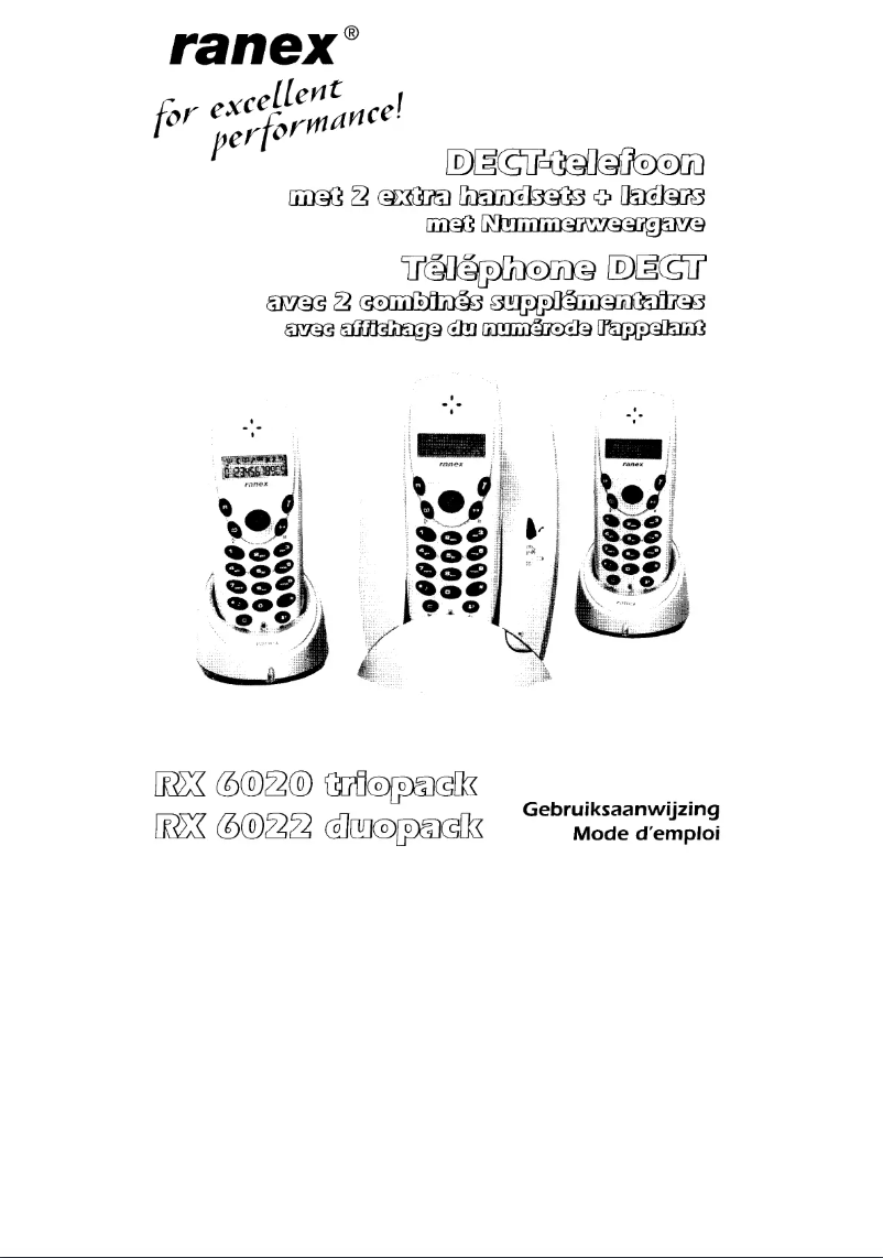 Page 1 of the manual User Manual Ranex RX 6022