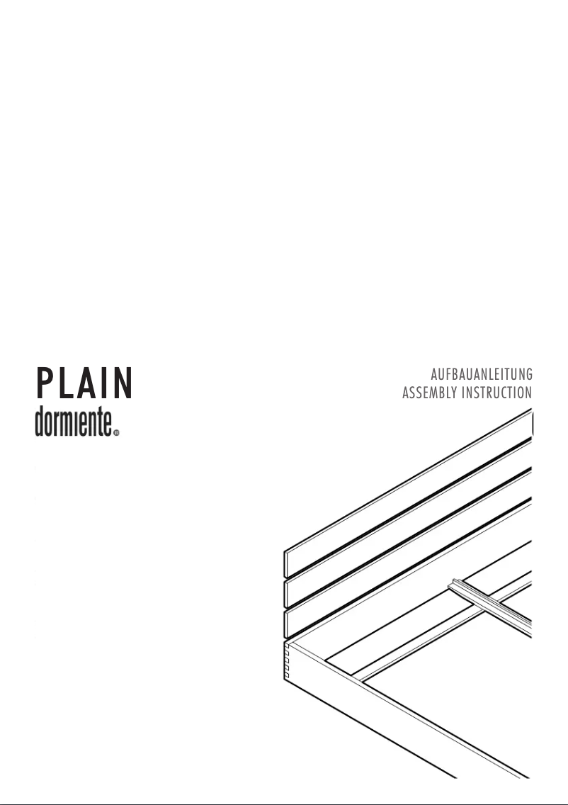 Page 1 of the manual User Manual Dormiente Plain