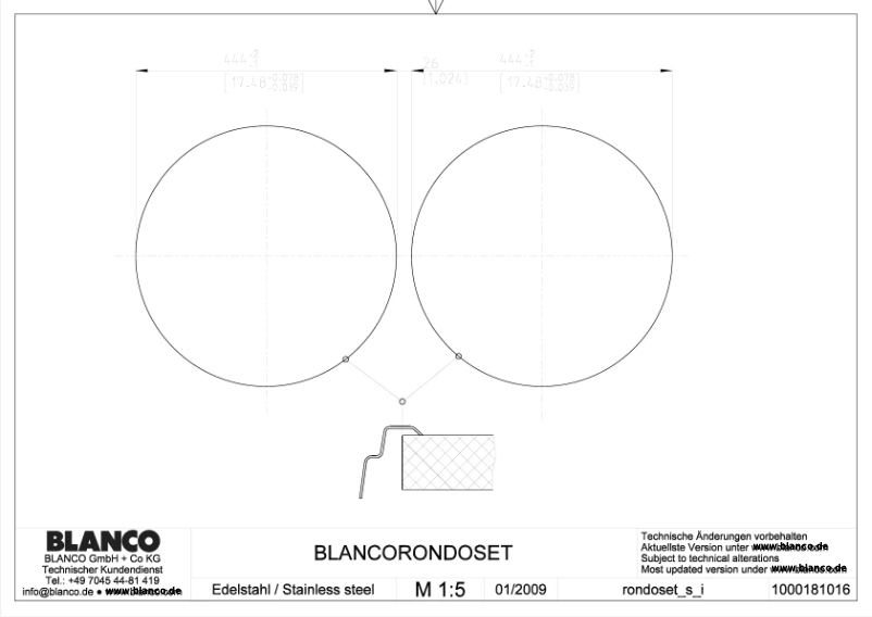 Image de la première page du manuel de l'appareil RONDOSET