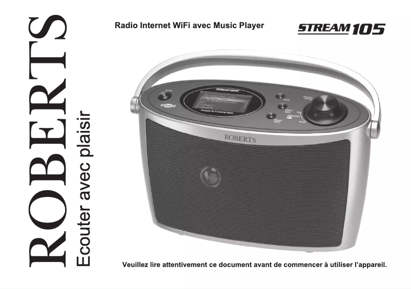 Page 1 of the manual User Manual Roberts Stream 105