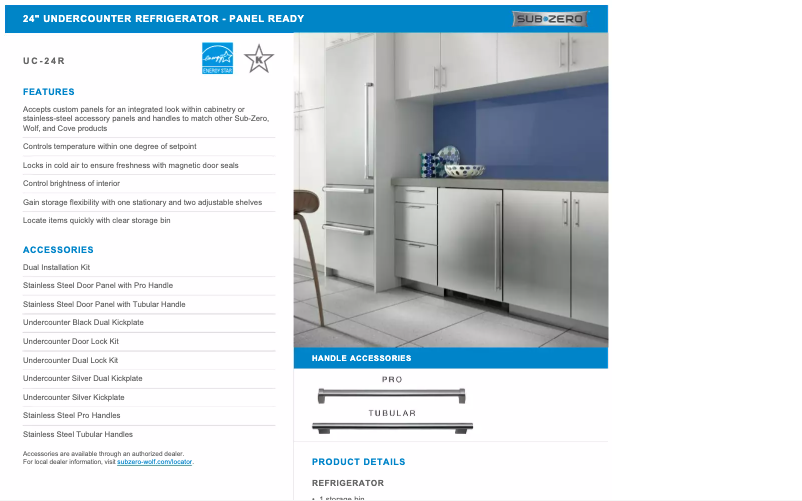First page image of the manual for UC-24R-RH