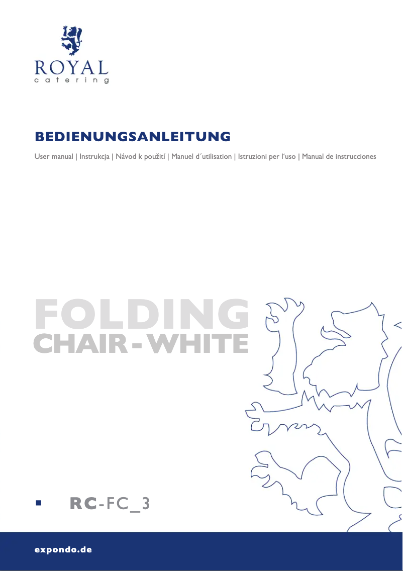 First page image of the manual for RC-FC_3