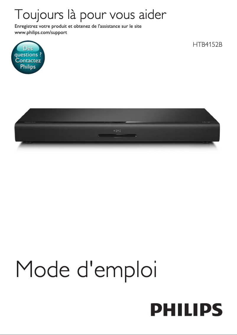 First page image of the manual for HTB4152B