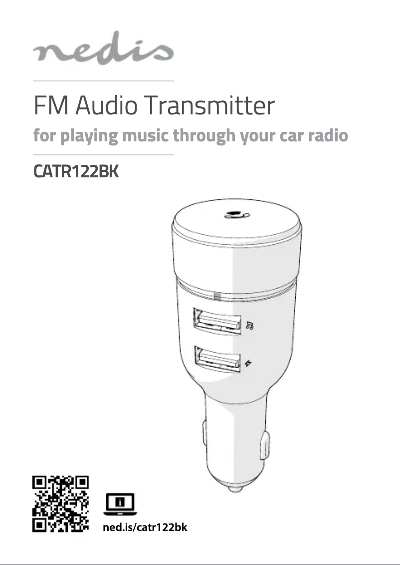 First page image of the manual for CATR122BK