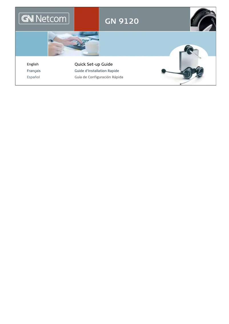 Page 1 of the manual User Manual Jabra GN9120 MidiBoom