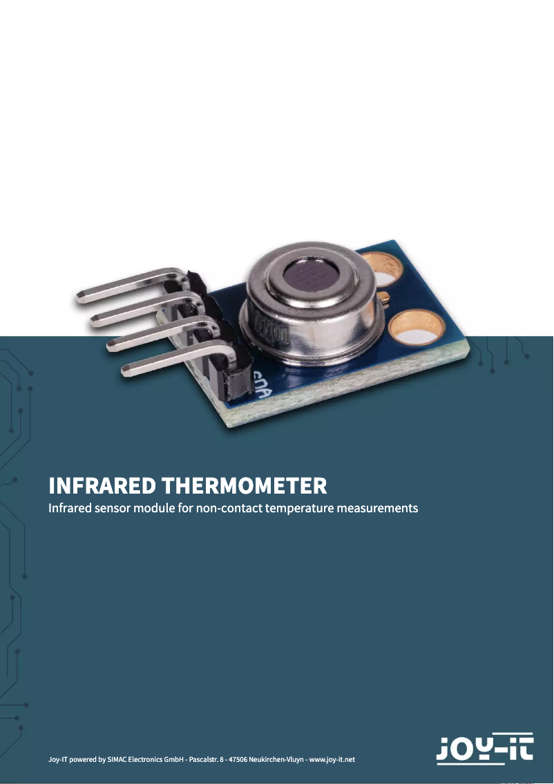 Page 1 de la notice Manuel utilisateur Joy-It SEN-IR-TEMP