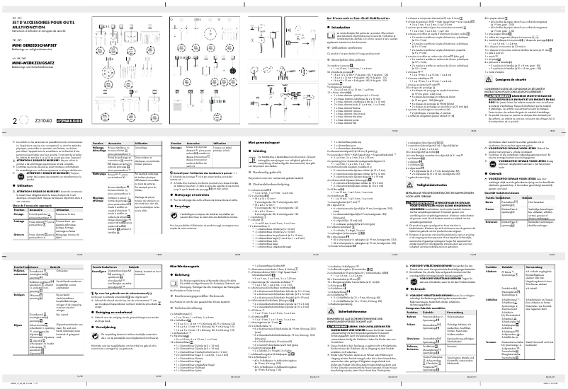 First page image of the manual for Z31040