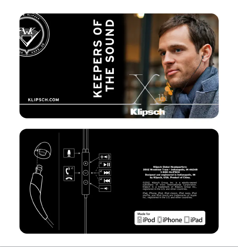 First page image of the manual for X11i